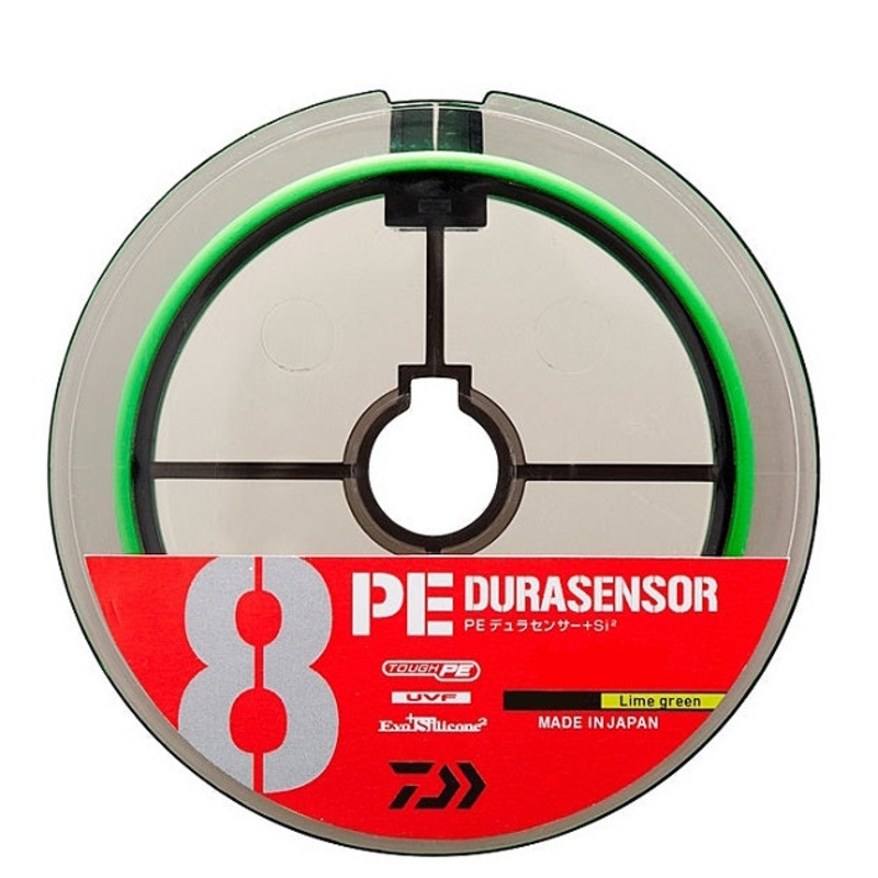 Daiwa UVF PE Dura Sensor X8 + Si2 Lime Green #1 300m