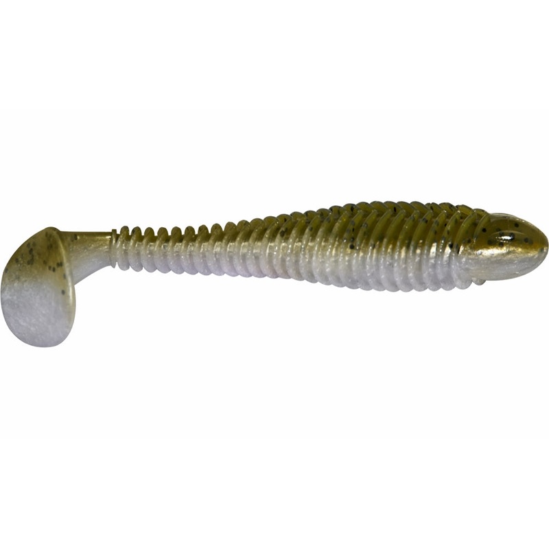 GSW-38-GPP 3.8 in. Green & Pumpkin Pearl Fishing Lure - 7 Count