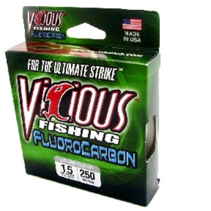 Vicious Fluorocarbon Clear Line 200yd 10lb