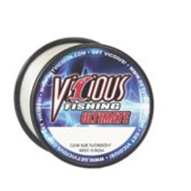 Vicious Ultimate Clear/Blue Mono 1/4lb 20lb