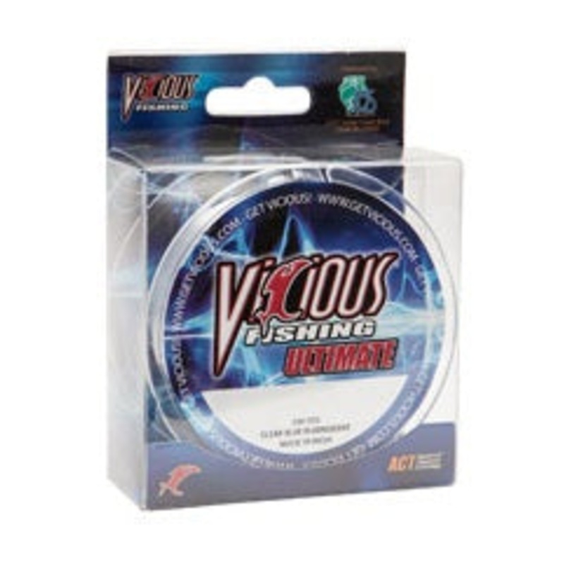 Vicious Ultimate Clear/Blue Mono 100yd 25lb