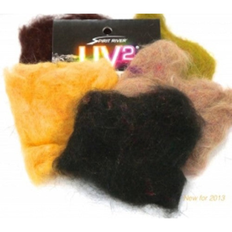 Spirit River UV2 Fine & Dry Dubbing - Tan - Fly Tying