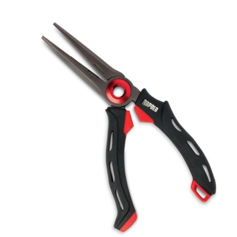 Rapala RMSPP6 Mag Spring Pliers, Black/Red, 6"
