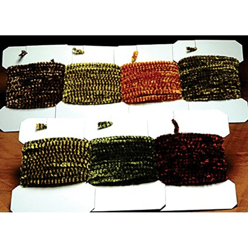 Variegated Chenille, Black/Brown, One Size