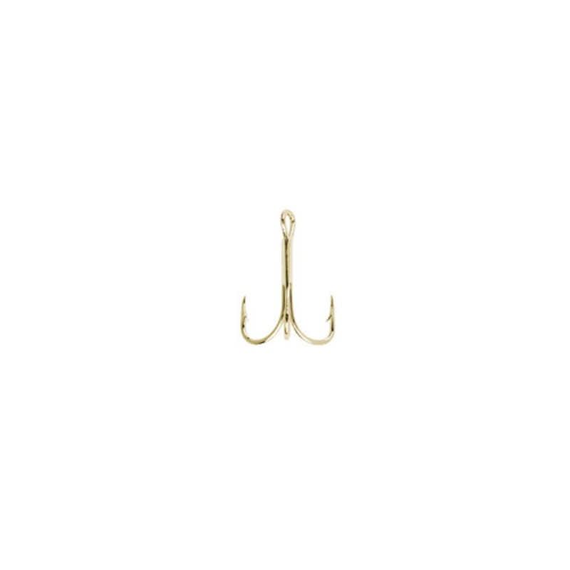 Eagle Claw 2X Treble Reg Shank Curved Point