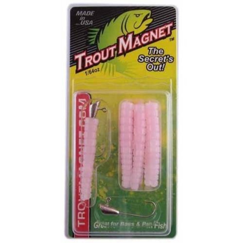 Leland Trout Magnet Replacement Jig Heads - 9 Piece Pack, Bubble Gum