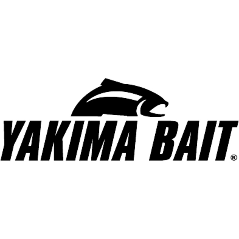 Yakima Bait Twitching Jig 1/2 Oz Black Head Mahi Body Black Tail
