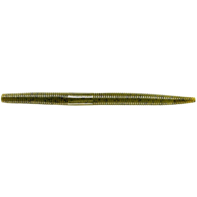 YUM Dinger Soft Bait Bulk Pack, Green Pumpkin