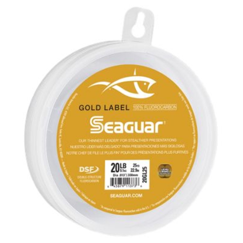 Seaguar Gold Label Fluorocarbon Leader - 6lb - 25yds