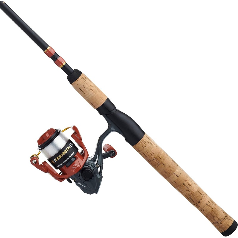 Shakespeare Crusader Spinning Reel and Fishing Rod Combo