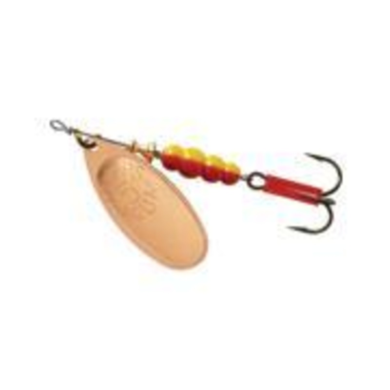 Mepps Aglia In-Line Spinner 1/2 Oz Plain Treble Hook Copper Blade