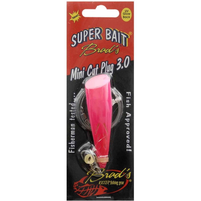 Brad's Super Bait Cut Plug 3 Hot Pink