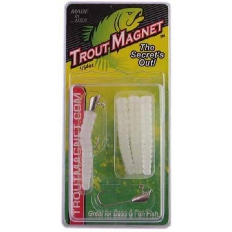 Leland Trout Magnet Replacement Jig Heads - 9 Piece Pack, Glow in the Dark