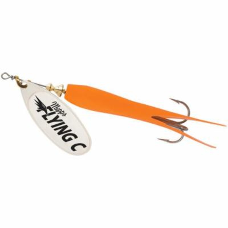 Mepps Flying C Spinner | Hot Chartreuse/Glo Chartreuse; 7/8 Oz.