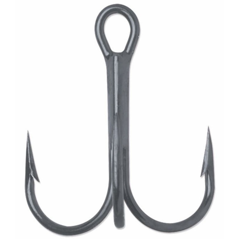 VMC Round Bend Treble Hooks - Black Nickel - 5