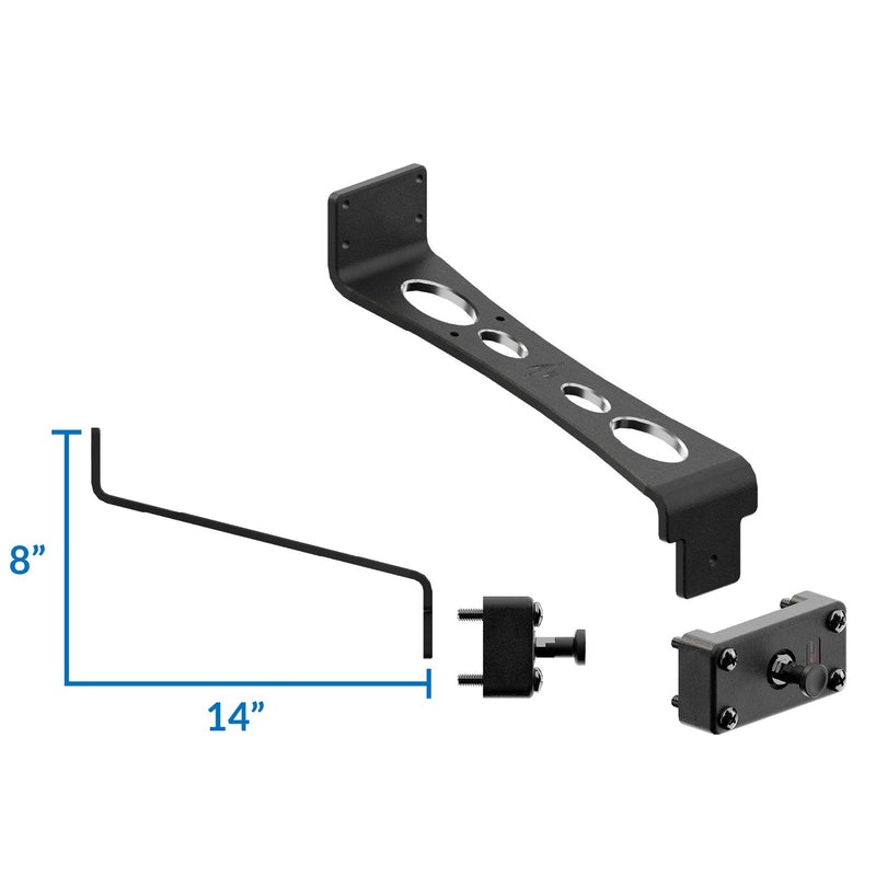 Fish Fighter (QRS)Quick Release 8x14 Rod Riser Sold Each (5Lbs) (Box#24 20"x6"x4").