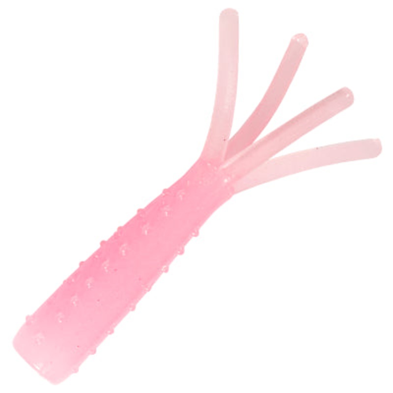 Z-Man Micro Finesse Tiny TicklerZ 1.75" 8 Pack - Pink Glow
