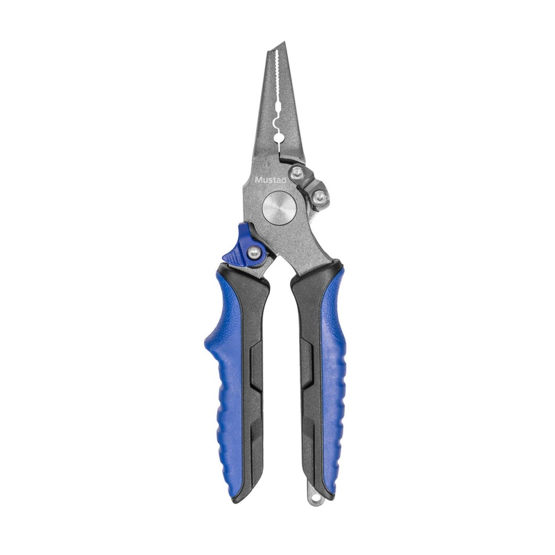 Mustad 7.5" 420 Stainless Steel, Straight Nose, Braid Cutter