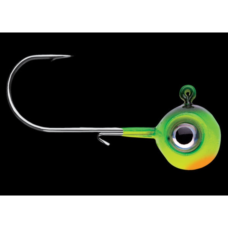Vmc 3/8 Oz. Neon Moon Eye Jig - 4 Pack - Firetiger