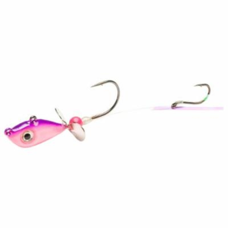Mustad Addicted Walleye Death Spinner Jig | Limetreuse; 1 Oz.