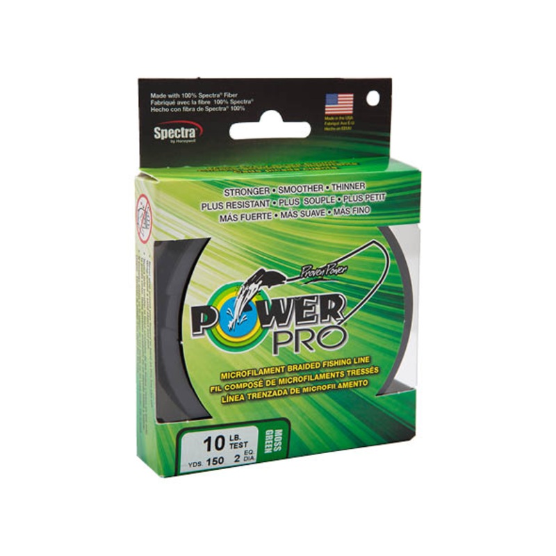 Power Pro 65lb 300yds Braided Spectra Fishing Line Moss Green