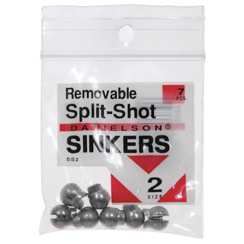 Danielson Removable Round Split-Shot Sinkers ZZZ