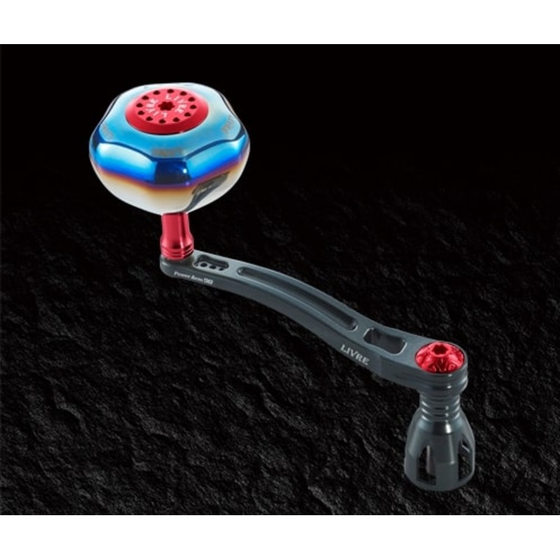 Livre Power Arm 98 Shimano 8000-14000 Left-handed (Gunmetal P + Red G)