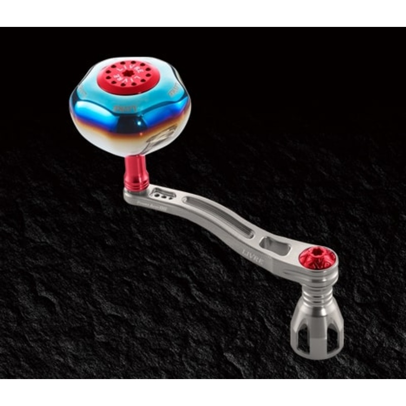 Livre Power Arm 88 Daiwa 8000-14000 Left and Right common (Titanium P + Red G)