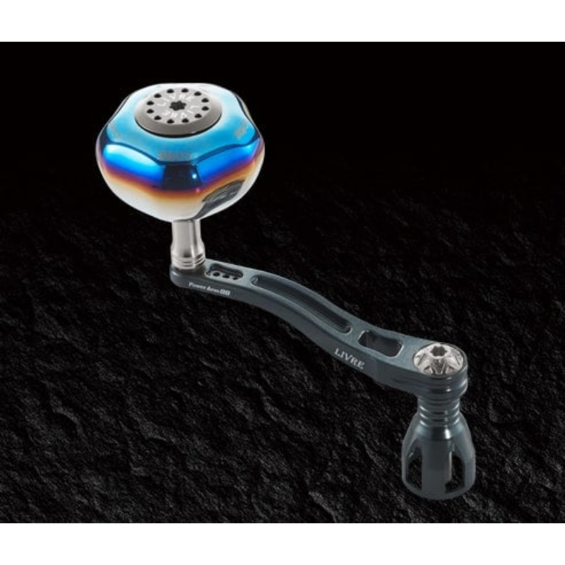 Livre Power Arm 88 Shimano 8000-14000 Left and Right common (Gunmetal P + Titanium G)