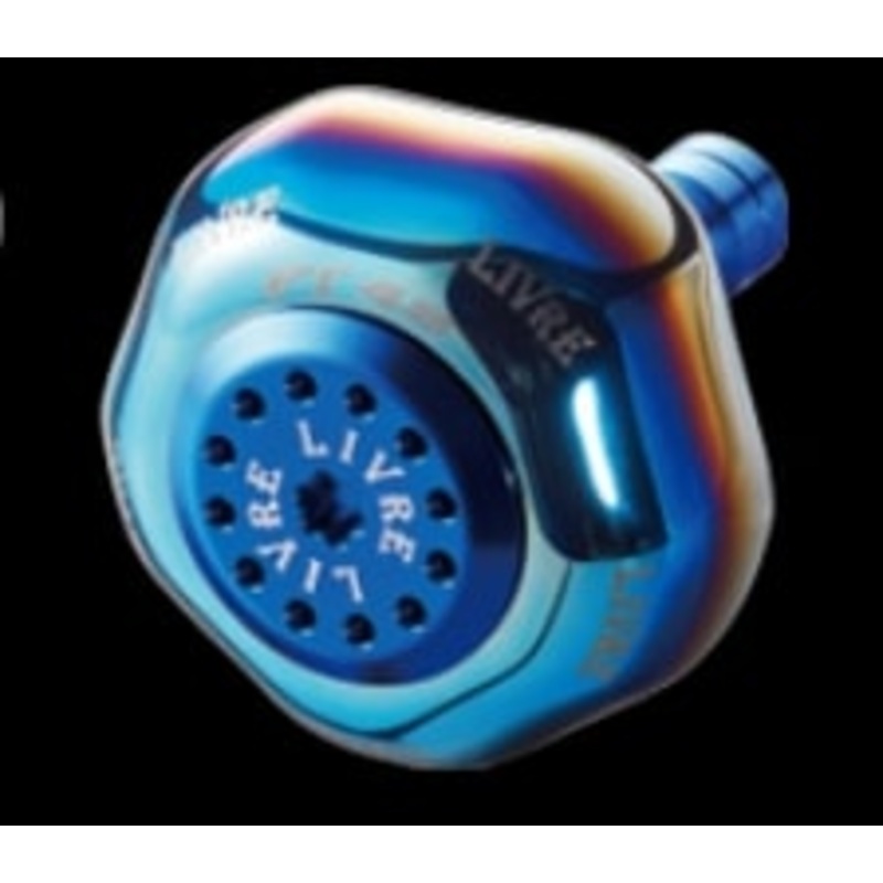 Livre Single Knob 1 pcs PT48 for Shimano B (Fire + Blue C)