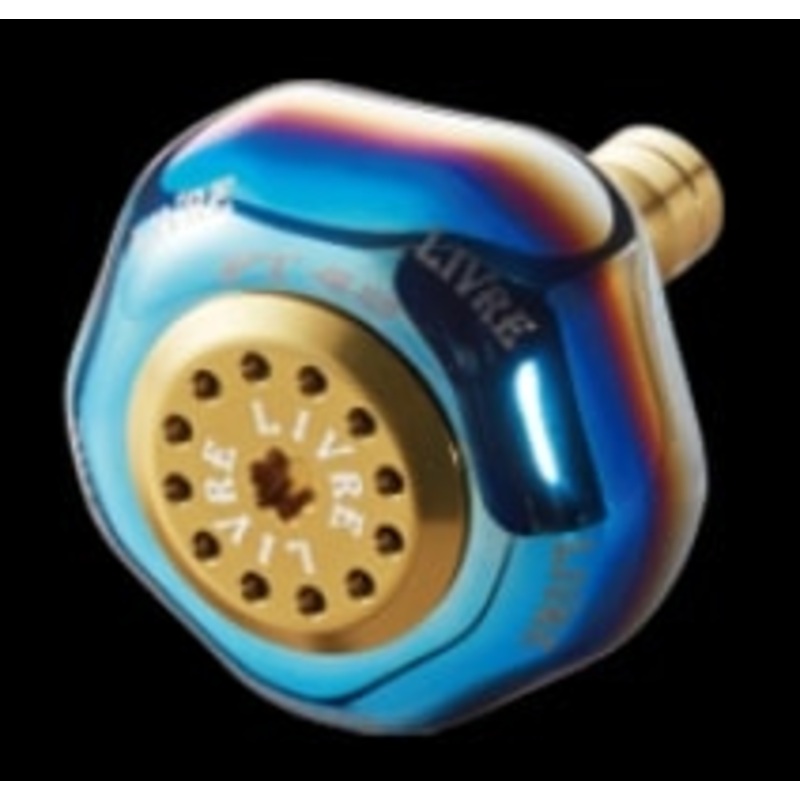 Livre Single Knob 1 pcs PT48 for Shimano B (Fire + Gold C)