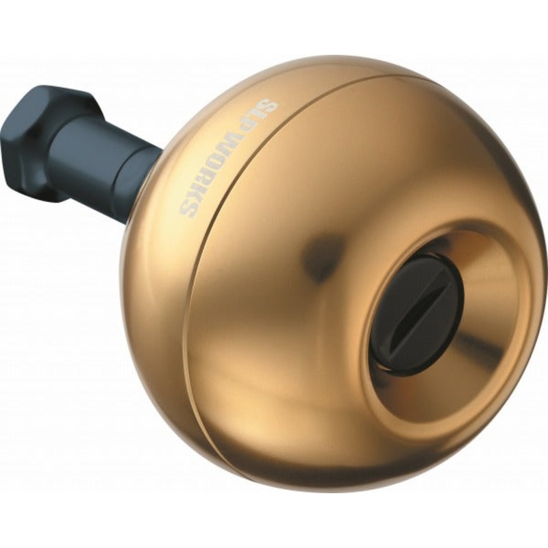 SLP Works RCS Aluminum Round Knob Gold