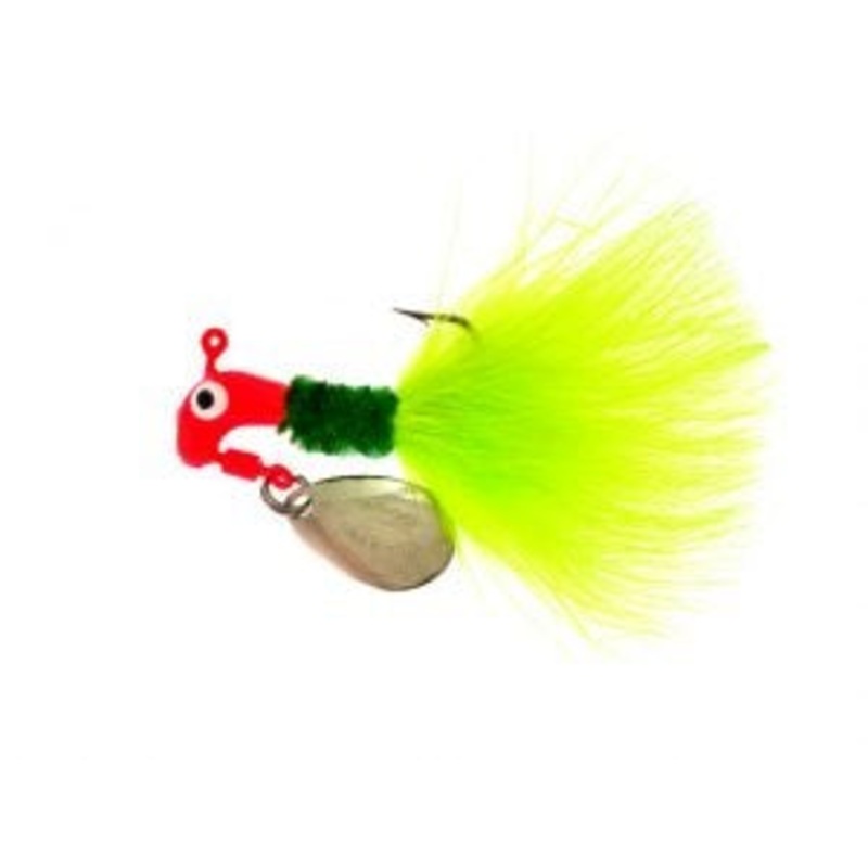 Blakemore Road Runner Maribou 1/16 Red/Green/Chartreuse 12/cd