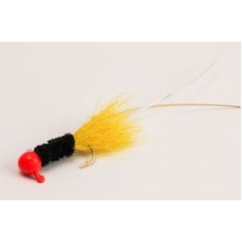 Slater Original Jig 1/32 Red/Black/Yellow #6 Hook 3pk