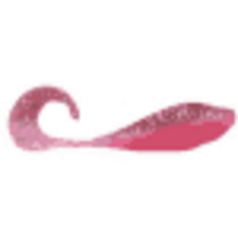 Bass A Curly Shad 2" 10ct Pink Diamond