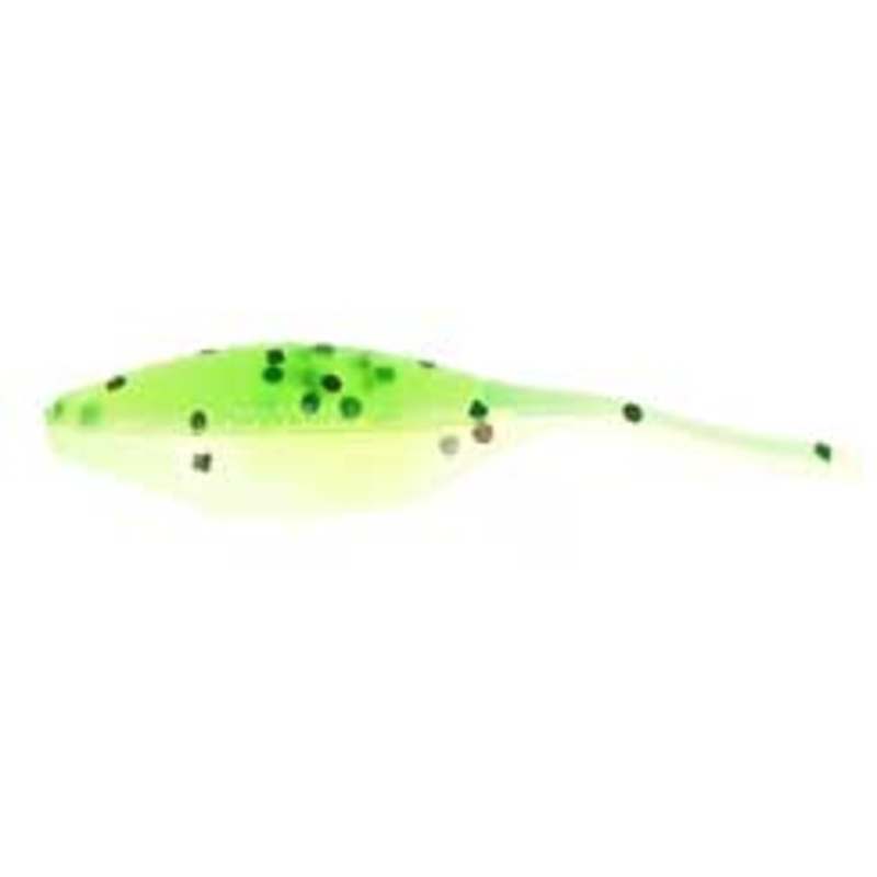 Bass A Tiny Shad 1.5" 15ct Chartreuse Pepper