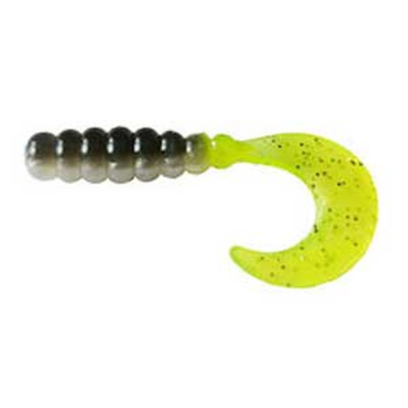 Big Bite Fat Grub 2" 10ct Tenn Shad/Chart.Glitter