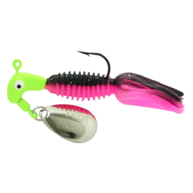 Blakemore Crappie Tamer 1/16oz 2ct Chart/Black/Pink