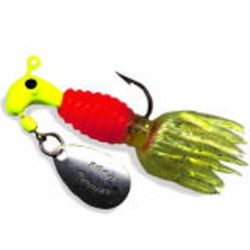 Blakemore Crappie Tamer 1/16oz 2ct Chart/Orange/Chart