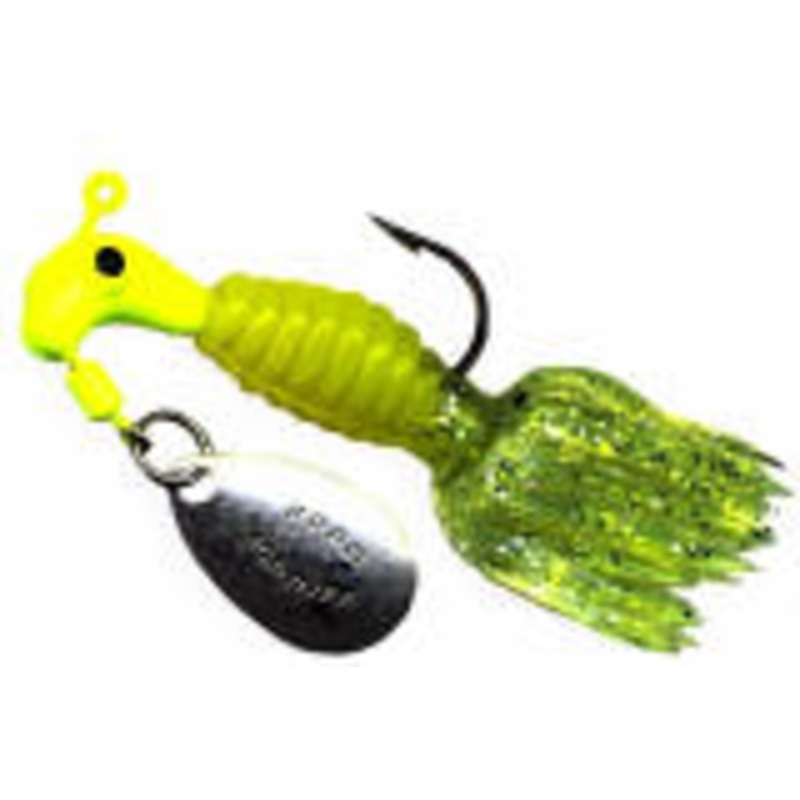 Blakemore Crappie Tamer 1/16oz 2ct Chart/Yellow/Chart