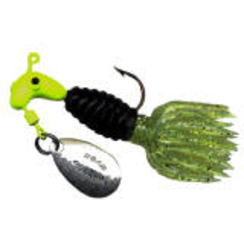 Blakemore Crappie Tamer 1/16oz 2ct Chartreuse/Black