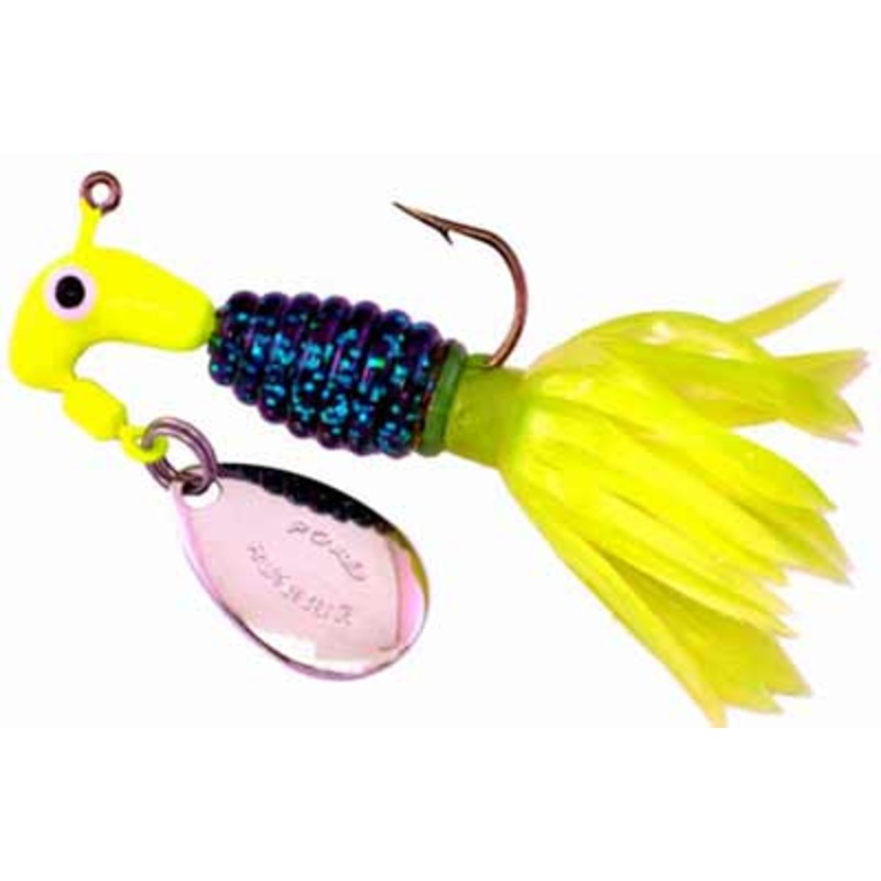 Blakemore Crappie Tamer 1/16oz 2ct June Bug/Chartreuse