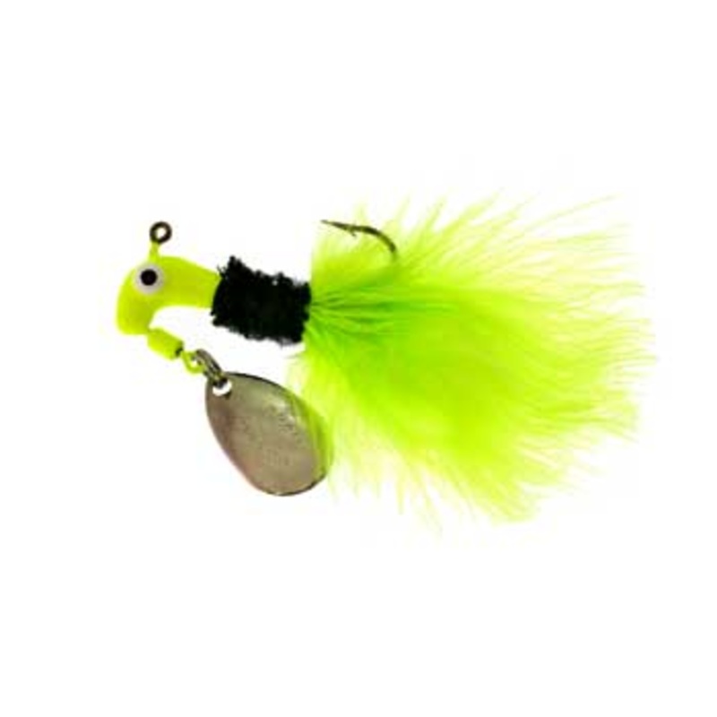 Blakemore Road Runner Maribou 1/16 Chart/Black/Chart