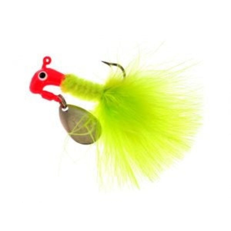 Blakemore Road Runner Maribou 1/16ozRed/Chartreuse 12/cd
