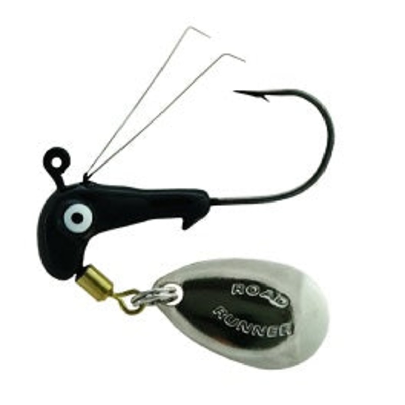 Blakemore Roadrunner Head Weedless 1/16oz #2 2ct Black