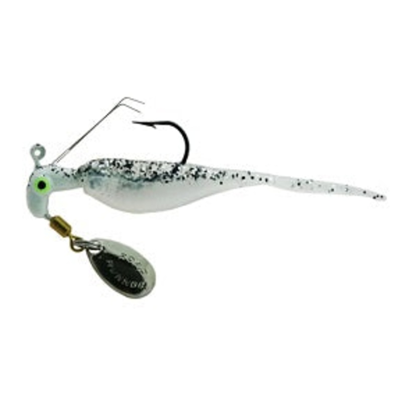 Blakemore Slab Runner w/Baby Shad 1/16oz #2 Blue Ghost GLO