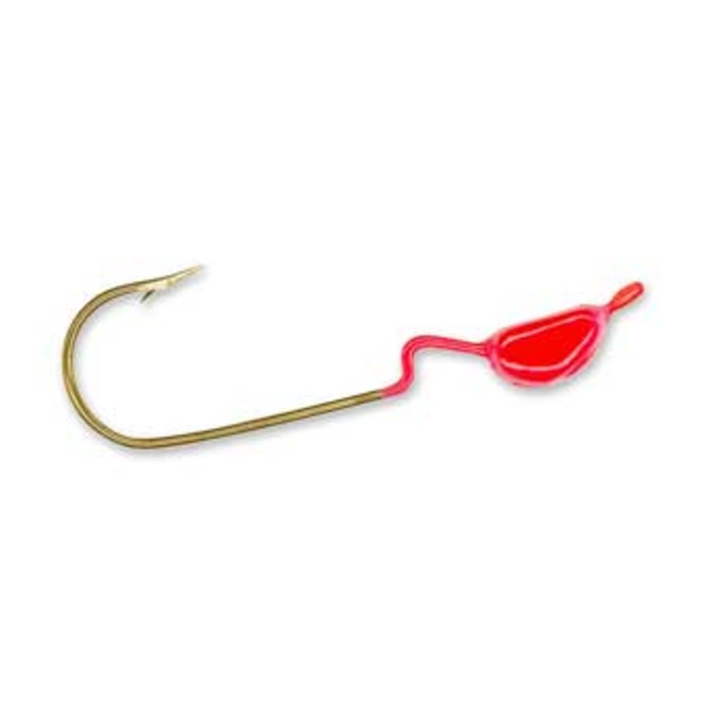 Slider Crappie Heads 18ct 1/4oz Red