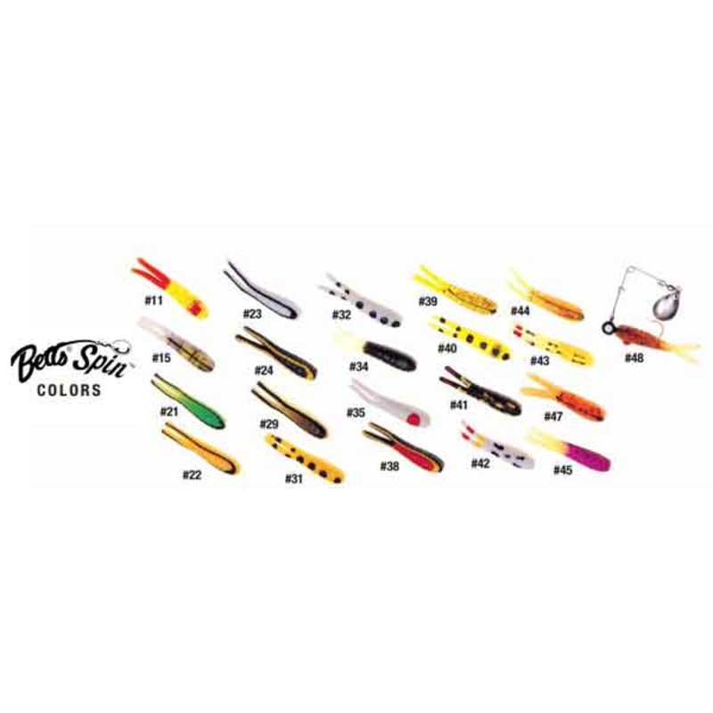 Betts Exxtra Bait 1.5in Split 5ct Catalpa Black