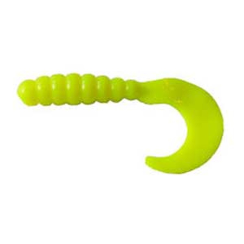 Big Bite Fat Grub 2in 10ct Chart Glow