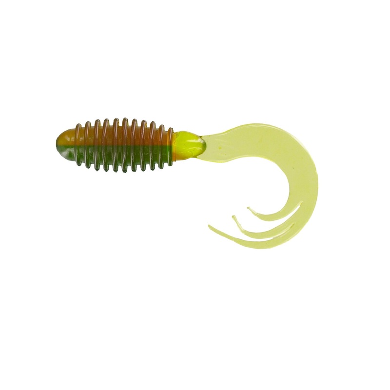 Big Bite Ring Triple Grub 2in 10ct Green Weenie